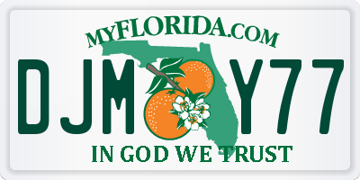 FL license plate DJMY77