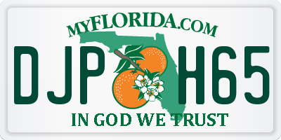 FL license plate DJPH65