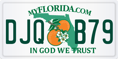 FL license plate DJQB79