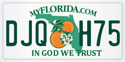 FL license plate DJQH75