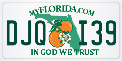 FL license plate DJQI39