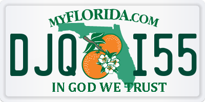 FL license plate DJQI55