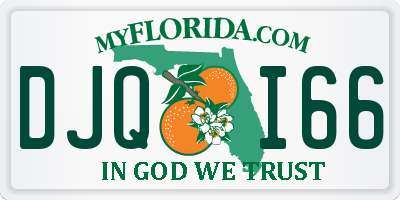 FL license plate DJQI66