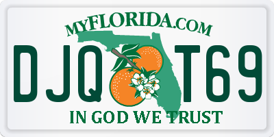 FL license plate DJQT69