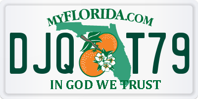FL license plate DJQT79