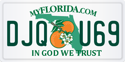 FL license plate DJQU69