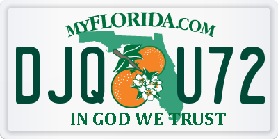 FL license plate DJQU72