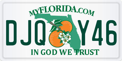 FL license plate DJQY46