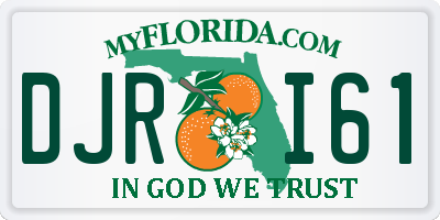 FL license plate DJRI61
