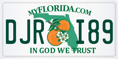 FL license plate DJRI89