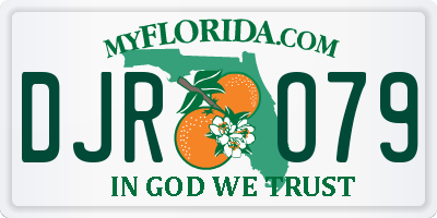 FL license plate DJRO79