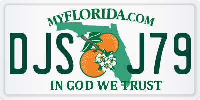 FL license plate DJSJ79