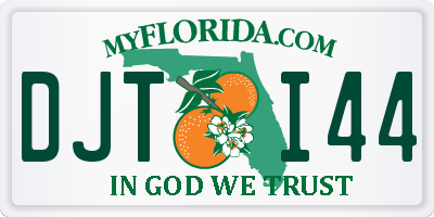 FL license plate DJTI44