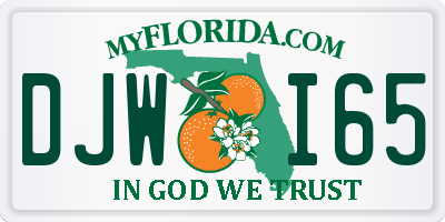 FL license plate DJWI65