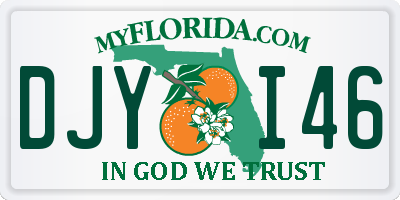 FL license plate DJYI46