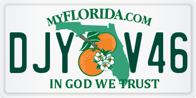 FL license plate DJYV46