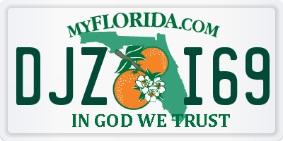 FL license plate DJZI69
