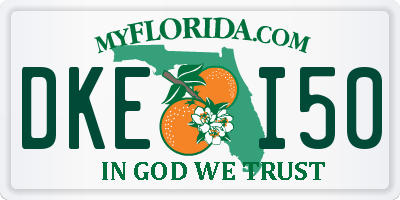 FL license plate DKEI50