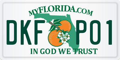 FL license plate DKFP01
