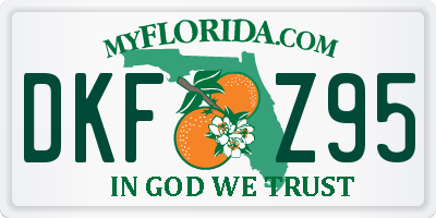 FL license plate DKFZ95