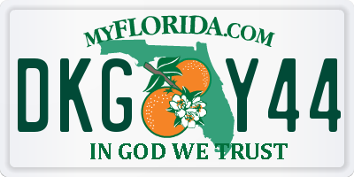 FL license plate DKGY44