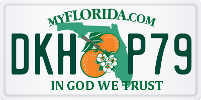 FL license plate DKHP79