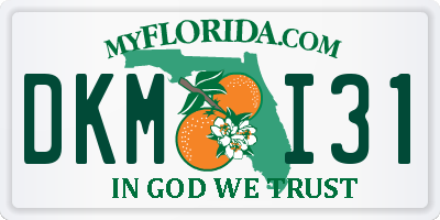 FL license plate DKMI31