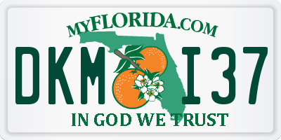FL license plate DKMI37