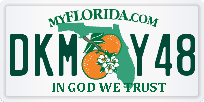 FL license plate DKMY48