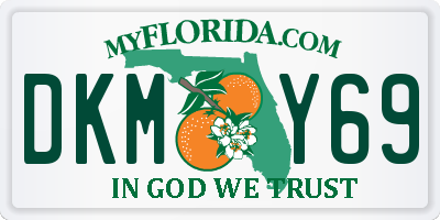 FL license plate DKMY69