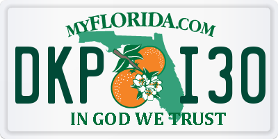 FL license plate DKPI30