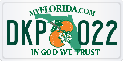 FL license plate DKPO22