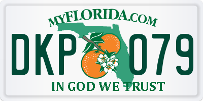 FL license plate DKPO79