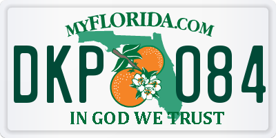 FL license plate DKPO84