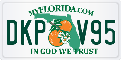 FL license plate DKPV95