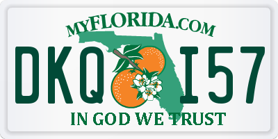 FL license plate DKQI57