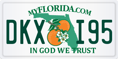 FL license plate DKXI95