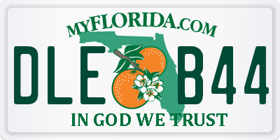 FL license plate DLEB44