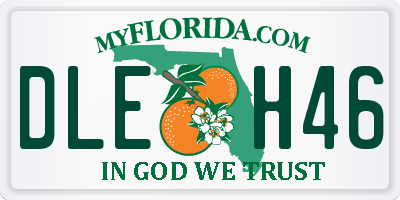 FL license plate DLEH46