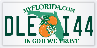 FL license plate DLEI44