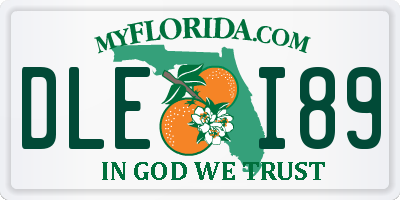 FL license plate DLEI89