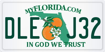 FL license plate DLEJ32