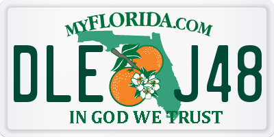 FL license plate DLEJ48