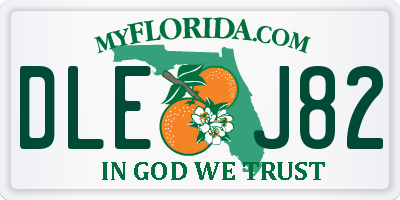 FL license plate DLEJ82