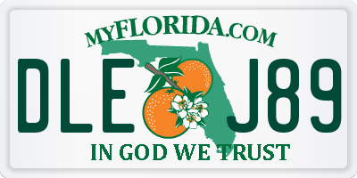 FL license plate DLEJ89
