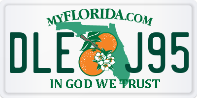 FL license plate DLEJ95