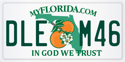 FL license plate DLEM46
