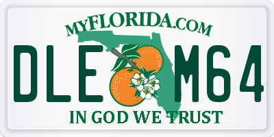 FL license plate DLEM64