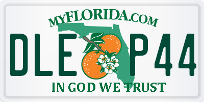 FL license plate DLEP44