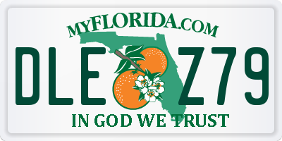 FL license plate DLEZ79